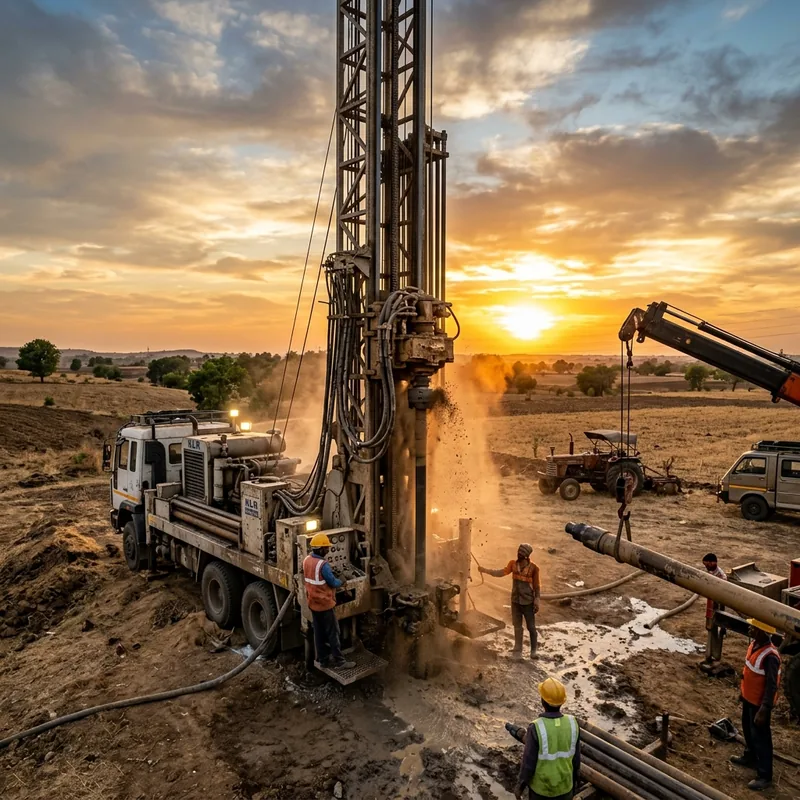 Hariom Borewell Drilling Rig Machine in Chhindwara