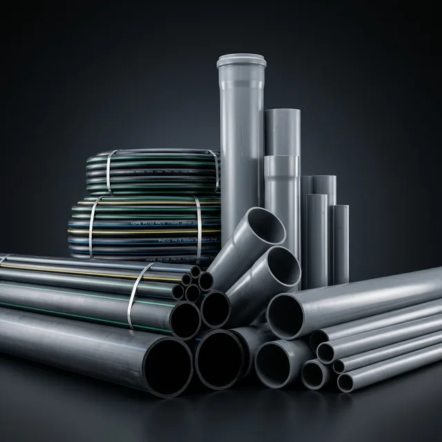 Supreme and Finolex Rigid PVC Agricultural Pressure Pipes